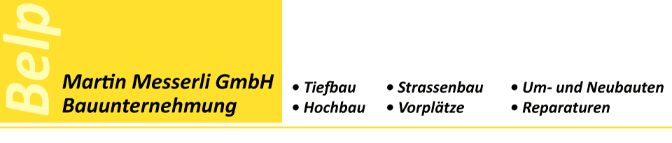 Logo Martin Messerli Bauunternehmung GmbH